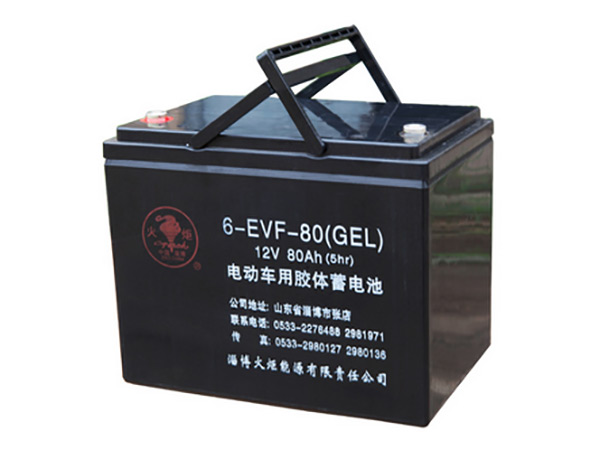 6-EVF-80(GEL)電動車用膠體蓄電池